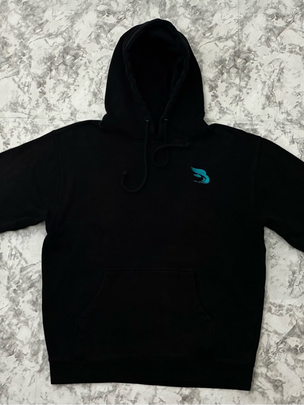 Limited Edition Rare B0aty Apex Predator Lava Shark Black Hoodie Size Large